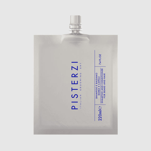 SHAMPOO E BALSAMO PER BARBA E CAPELLIRICARICA DA 220 ML